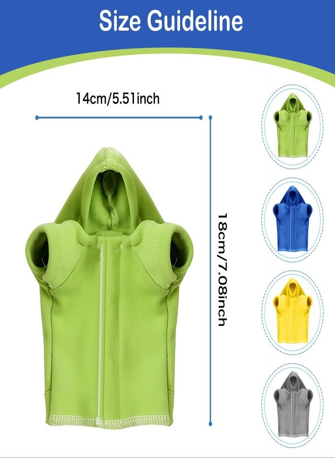 HOKABLE Lizard Clothes for Bearded Dragons Reptile Apparel Handmade Cotton Material Hoodies Gift for Lizards, Bearded Dragons, Crested Geckos, and Chameleons（Mint Green） - Image 2